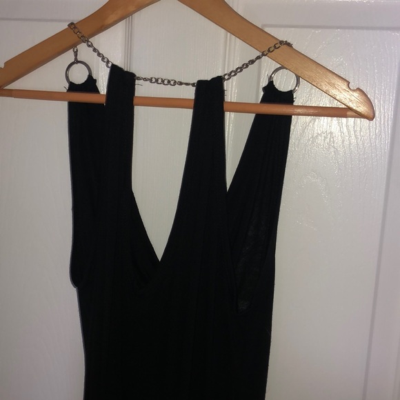 Women’s black tank top - Picture 3 of 4